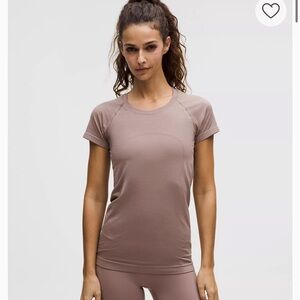 Lululemon Pink Short Sleeve Top